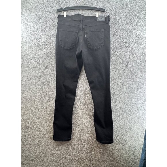 Levis Womens 311 Shaping Skinny Jeans Black Denim Size 31 x30 - Picture 2 of 11